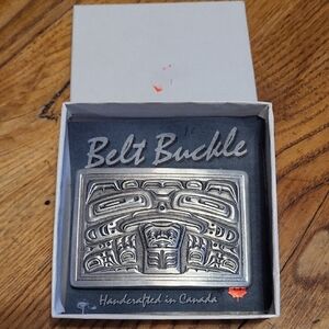 Pewter Engraved Belt Buckle